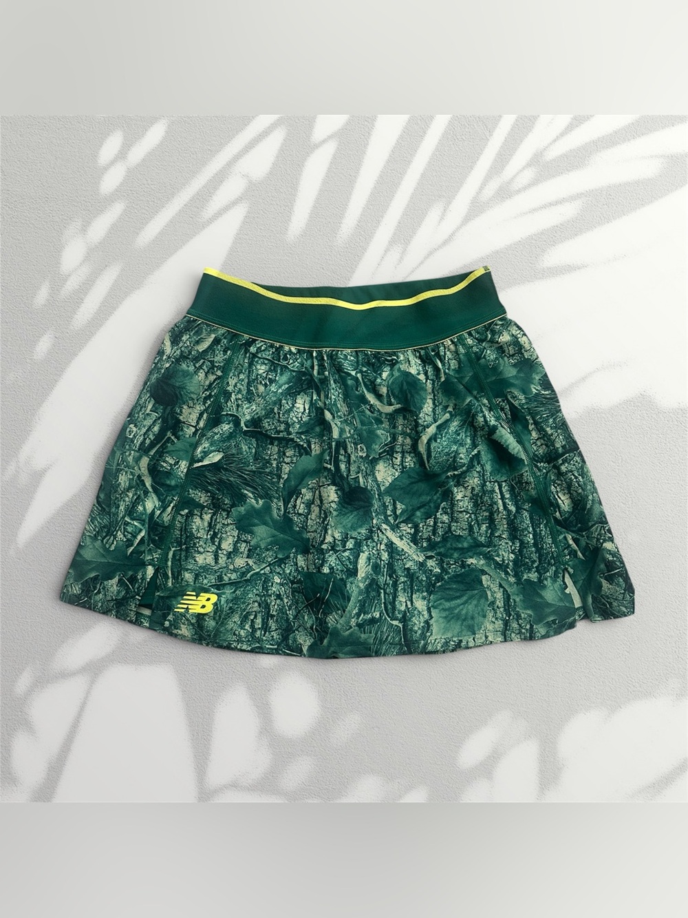 New Balance Printed Tournament Skort Marsh Green Small